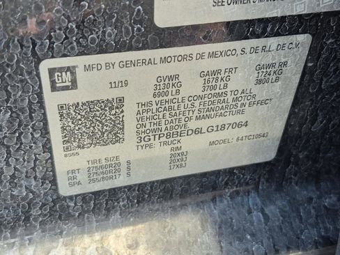 Used 2020 GMC Sierra 1500 SLE w/ SLE Value Package RWD image 33