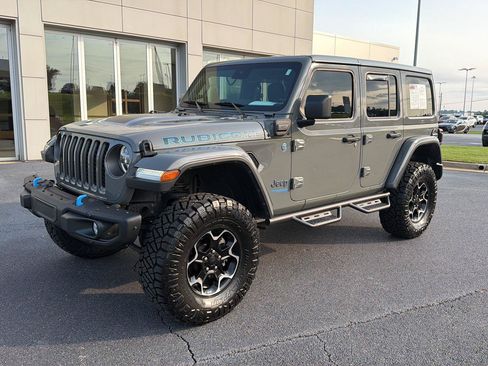 Used 2021 Jeep Wrangler Unlimited Rubicon 4xe w/ Steel Bumper Group AWD/4WD image 1