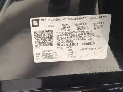 Used 2018 Chevrolet Silverado 1500 LTZ Z71 w/ LTZ Plus Package image 41