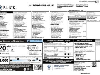 Used 2021 Buick Enclave Avenir w/ Avenir Technology Package video 3