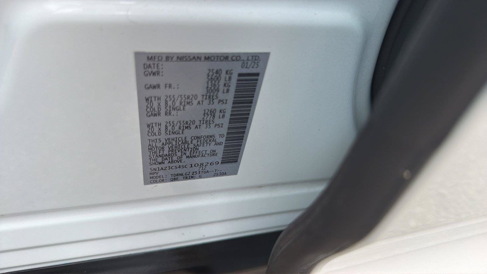 Used 2025 Nissan Murano SL AWD/4WD image 28
