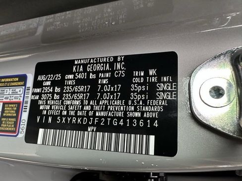 New 2026 Kia Sorento SX Prestige w/ Olive Brown Leather Package image 44