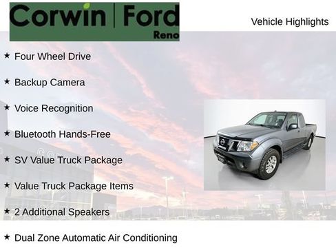 Used 2016 Nissan Frontier SV w/ SV Value Truck Package AWD/4WD image 6