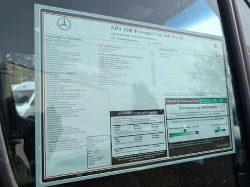 New 2025 Mercedes-Benz Sprinter 2500 image 18