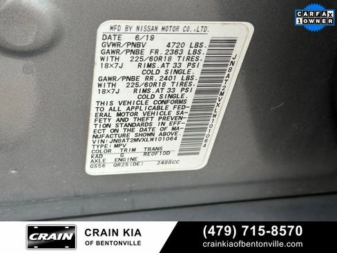 Used 2020 Nissan Rogue SV w/ Premium Package image 36