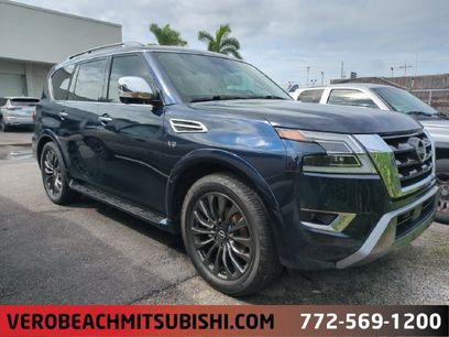Used 2021 Nissan Armada Platinum w/ Captain's Chairs Package