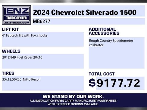 Used 2024 Chevrolet Silverado 1500 RST w/ Convenience Package II image 2