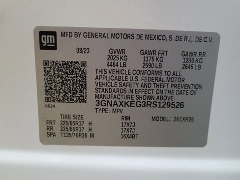 Used 2024 Chevrolet Equinox LT w/ LPO, Floor Liner Package FWD image 33
