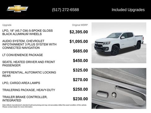 Used 2021 Chevrolet Colorado LT w/ LT Convenience Package image 5