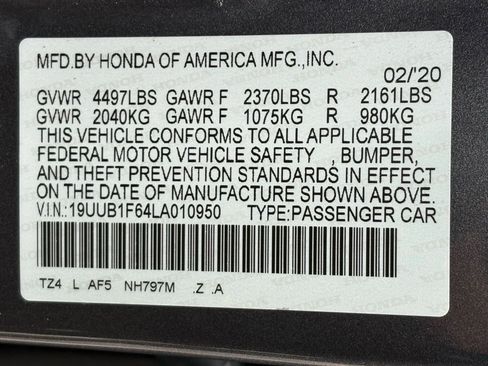 Used 2020 Acura TLX 2.4 w/Technology Pkg & A-SPEC image 36