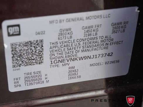 Used 2022 Chevrolet Traverse High Country AWD/4WD image 20