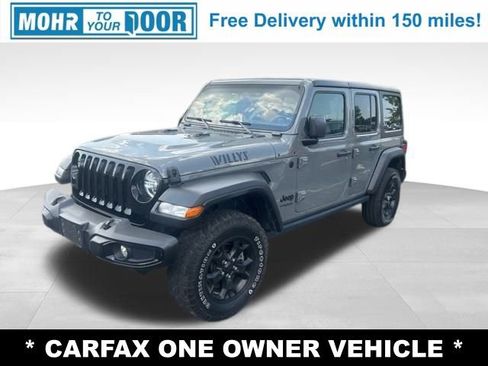 Used 2021 Jeep Wrangler Unlimited Willys image 1