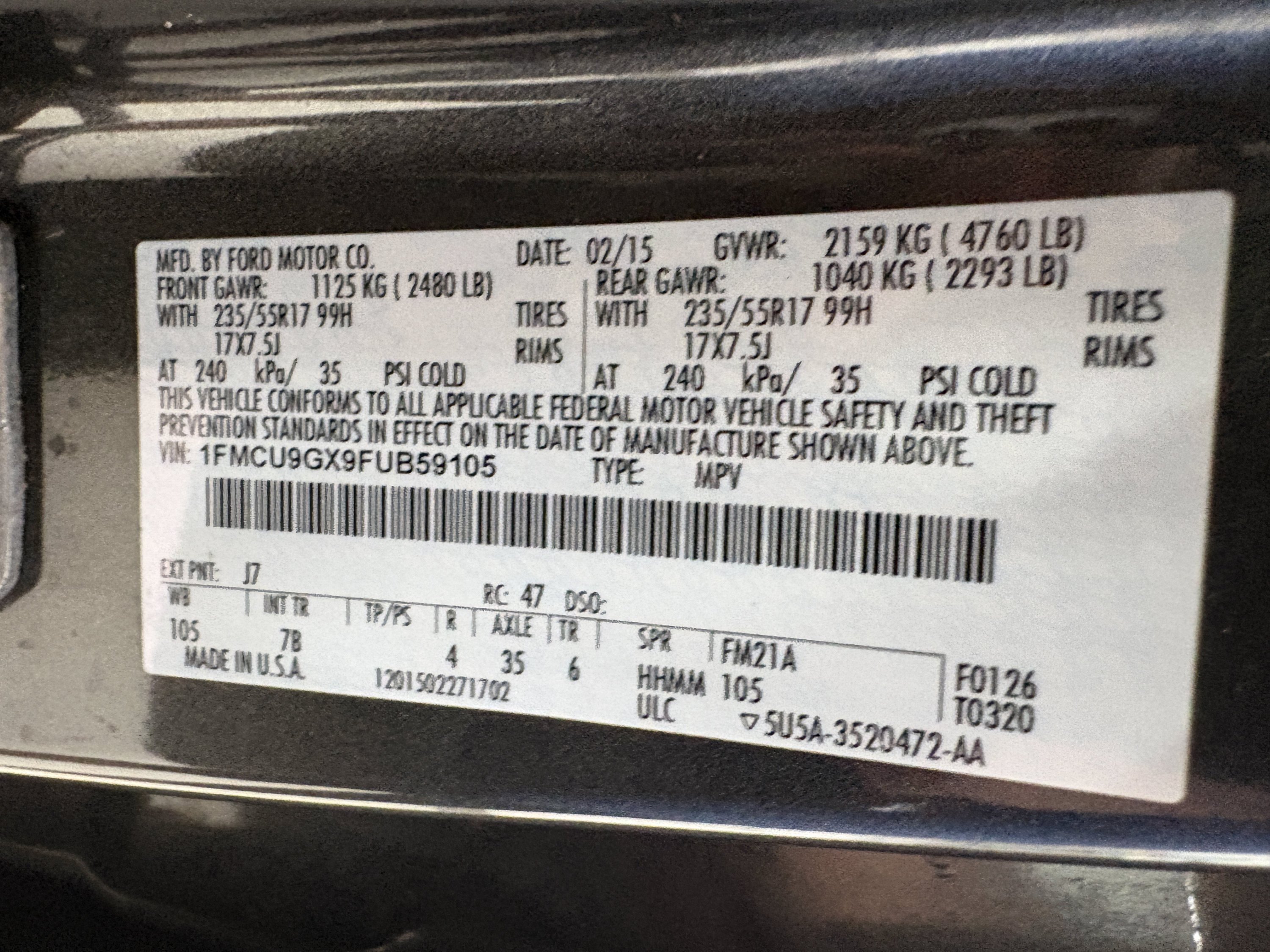 Used 2015 Ford Escape SE AWD/4WD image 30