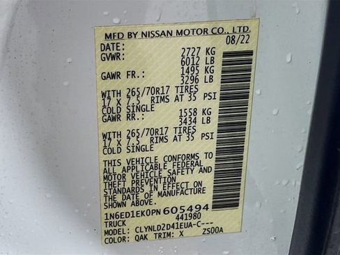 Used 2023 Nissan Frontier PRO-4X w/ Pro Convenience Package image 33