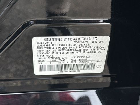 Used 2019 INFINITI Q50 Luxe w/ Essential Package (3.0T Luxe) RWD image 33