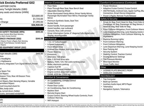 Used 2025 Buick Envista Preferred w/ Convenience II Package image 25