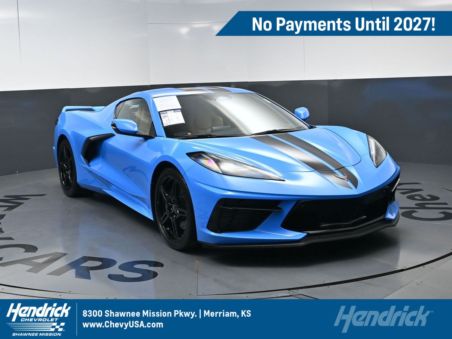 Used 2024 Chevrolet Corvette Stingray Preferred Cpe w/ Z51 Performance Package RWD image 1