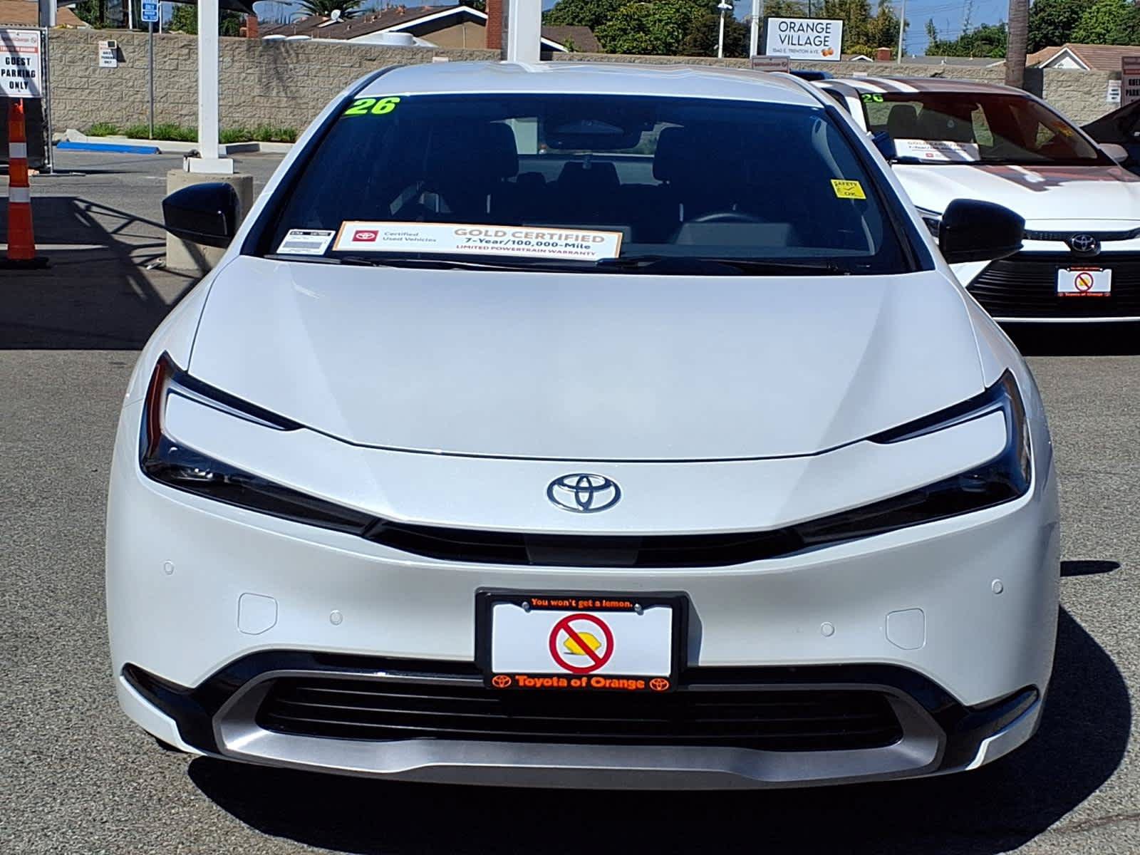 Certified 2026 Toyota Prius XLE FWD image 2
