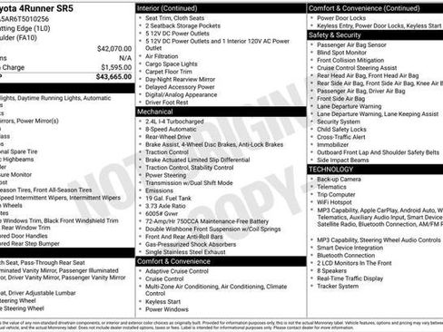 Certified 2026 Toyota 4Runner SR5 RWD image 2