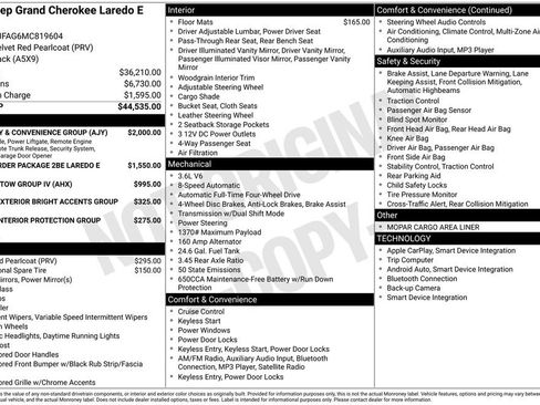 Used 2021 Jeep Grand Cherokee Laredo w/ Security & Convenience Group image 17