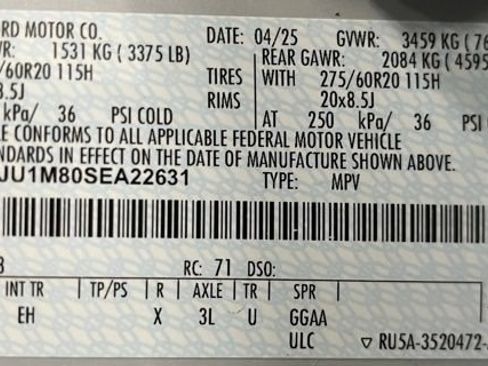 Used 2025 Ford Expedition Platinum AWD/4WD image 61