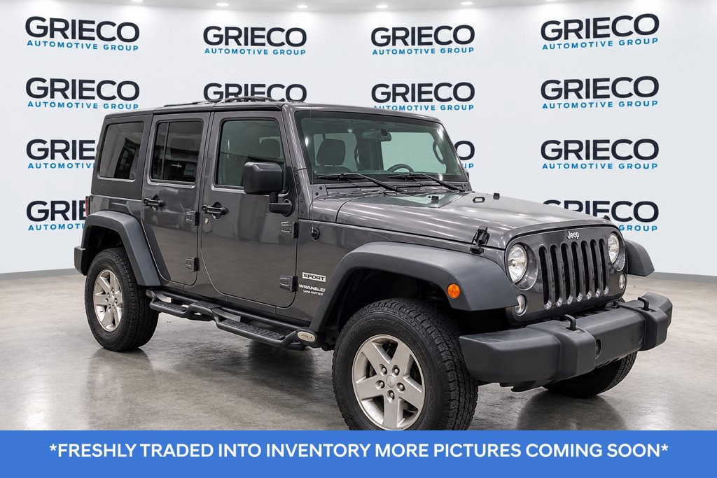 Used 2018 Jeep Wrangler Unlimited Sport S AWD/4WD image 1