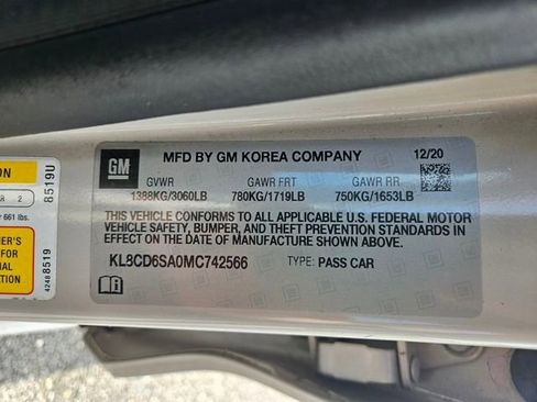 Used 2021 Chevrolet Spark LT image 30