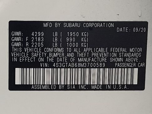 Used 2021 Subaru Impreza 2.0i AWD/4WD image 33