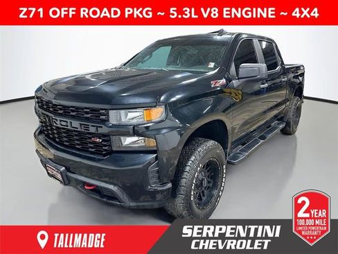 Used 2021 Chevrolet Silverado 1500 Custom Trail Boss w/ LPO, Dark Essentials Package AWD/4WD image 1
