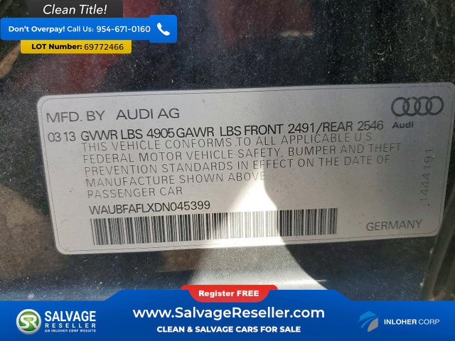 Used 2013 Audi A4 2.0T Premium w/ Convenience Pkg AWD/4WD image 15