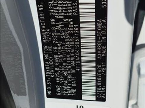 Certified 2025 Toyota Camry LE FWD image 23
