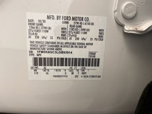 Used 2020 Ford Explorer ST w/ ST Street Pack image 23