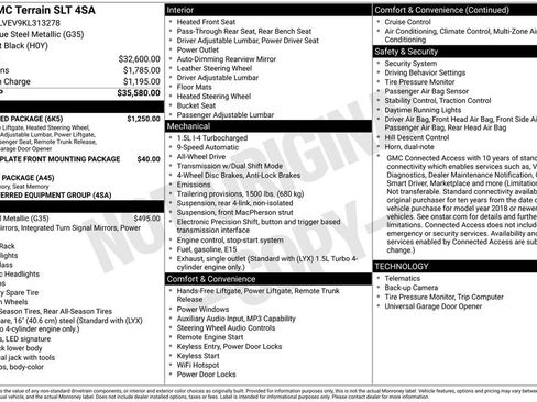 Used 2019 GMC Terrain SLT w/ Preferred Package image 34