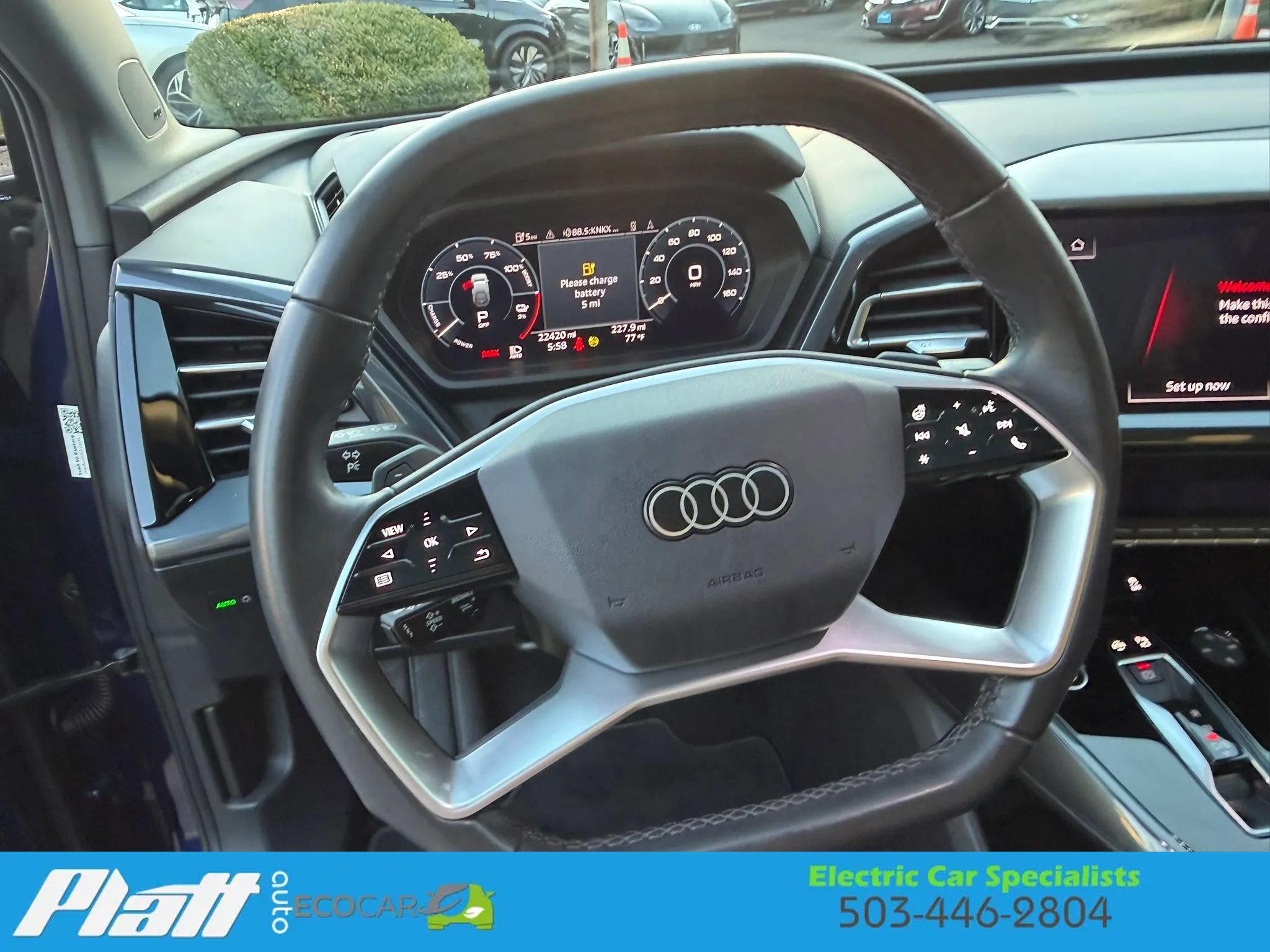 Used 2023 Audi Q4 e-tron Prestige w/ Black Optic Package AWD/4WD image 28
