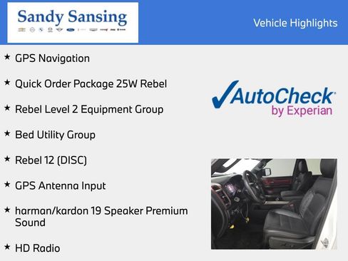 Used 2019 RAM 1500 Rebel w/ Rebel Level 2 Equipment Group AWD/4WD image 7