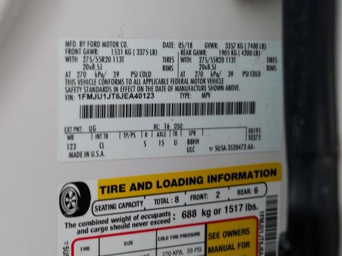 Used 2018 Ford Expedition XLT w/ Equipment Group 202A image 66