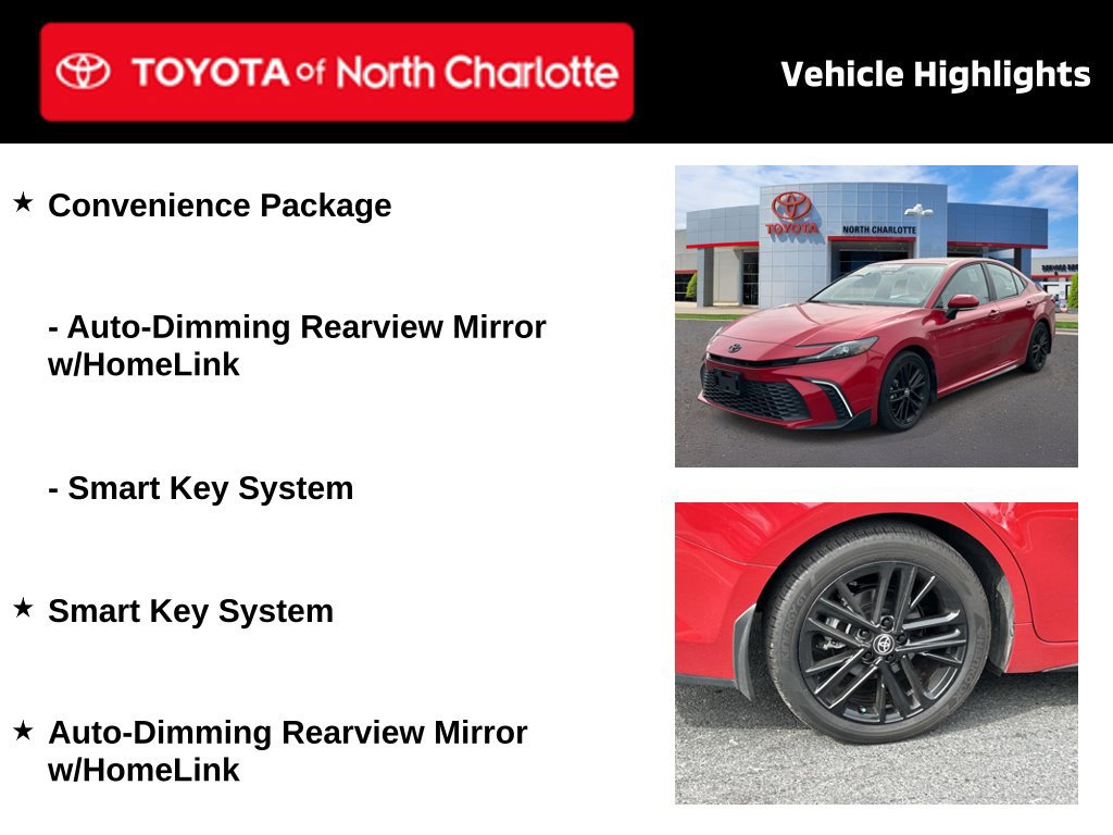 Used 2025 Toyota Camry SE w/ Convenience Package FWD image 4
