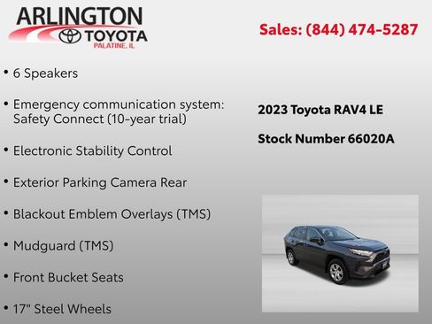 Used 2023 Toyota RAV4 LE AWD/4WD image 4