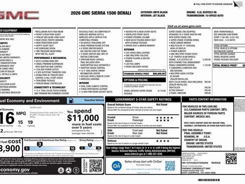 New 2026 GMC Sierra 1500 Denali AWD/4WD image 4