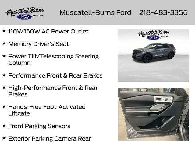 Used 2022 Ford Explorer ST w/ Equipment Group 401A AWD/4WD image 16