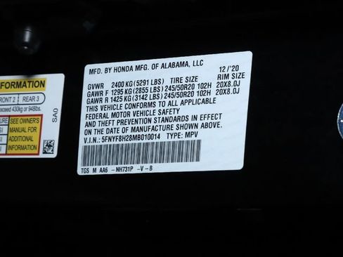 Used 2021 Honda Passport Sport image 35