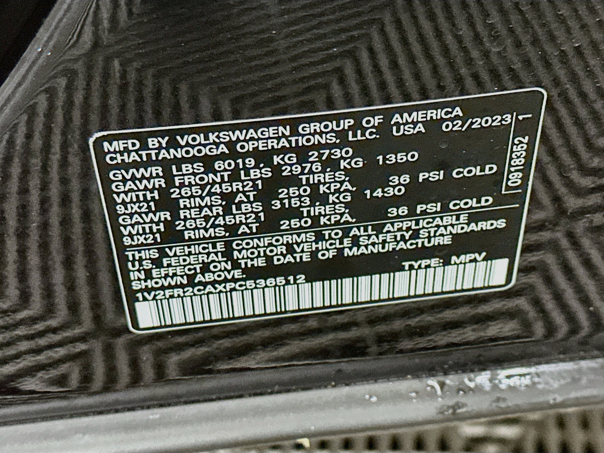 Used 2023 Volkswagen Atlas SEL Premium AWD/4WD image 12