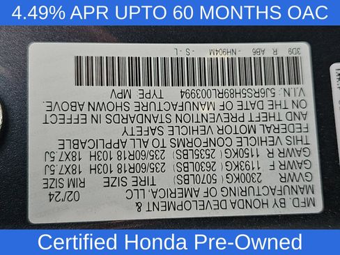 Certified 2024 Honda CR-V Sport-L image 11