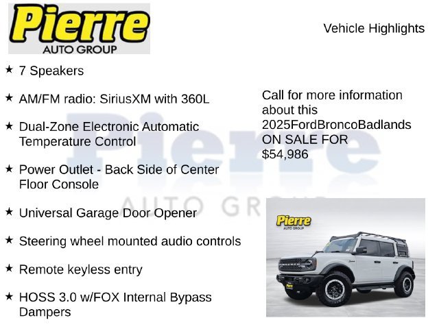 Used 2025 Ford Bronco Badlands AWD/4WD image 15