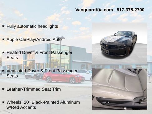 Used 2020 Chevrolet Camaro LT w/ Technology Package image 12