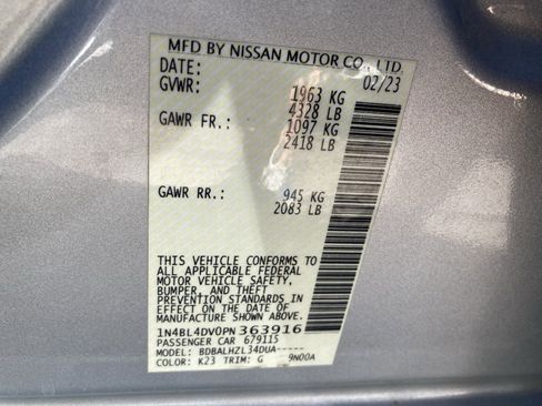 Used 2023 Nissan Altima 2.5 SV image 42