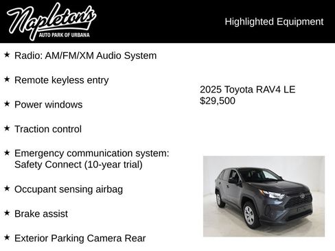 Used 2025 Toyota RAV4 LE AWD/4WD image 15