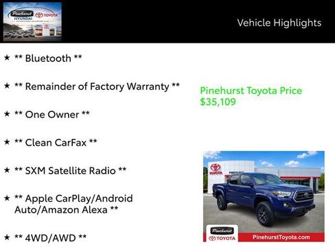 Certified 2023 Toyota Tacoma SR5 AWD/4WD image 7