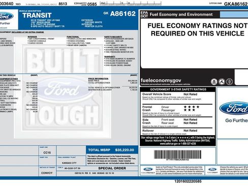 Used 2016 Ford Transit 250 130 Low Roof RWD image 42
