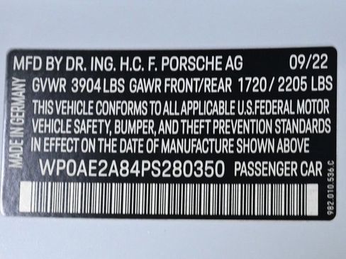 Used 2023 Porsche 718 Cayman GT4 RS w/ Weissach Package image 30